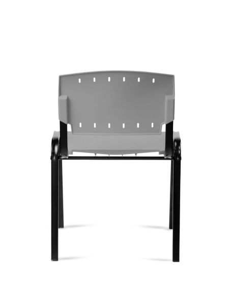 Silla Gris Pastica Prima Rolic Máxima Resistencia - Garantía - Apilables