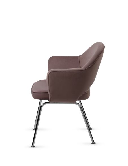 Sillón Tapizado en Pana - Saarinen 4 patas