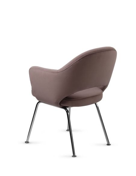 Sillón Tapizado en Pana - Saarinen 4 patas