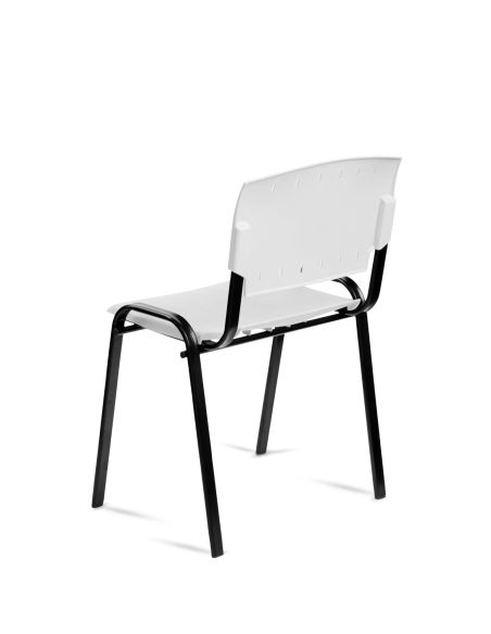 Silla Blanca Pastica Prima Rolic Máxima Resistencia - Garantía - Apilables