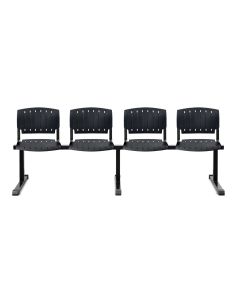 Silla para Sala de Espera / Consultorio / Aeropuerto de 4 cuerpos