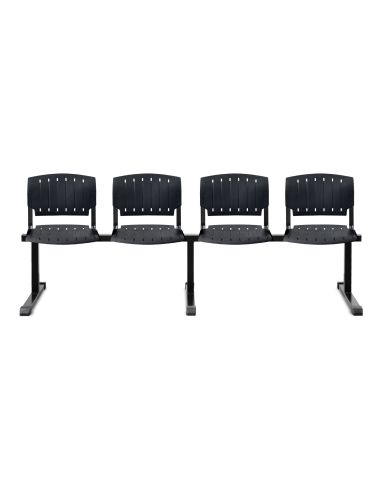 Silla para Sala de Espera / Consultorio / Aeropuerto de 4 cuerpos