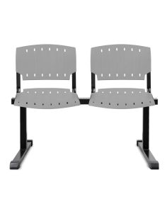 Silla de Espera Tandem Plástica de 2 cuerpos  - Venta Online 2