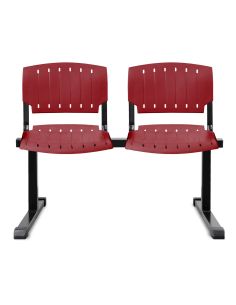 Silla de Espera Tandem Plástica de 2 cuerpos  - Venta Online 2