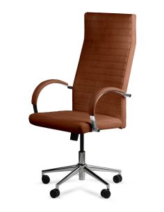 Sillón Gerencial Marrón Line Plus Rolic Original - Un clásico que perdura