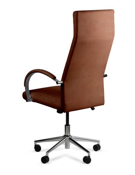 Sillón Gerencial Marrón Line Plus Rolic Original - Un clásico que perdura