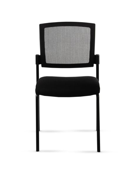 Silla Stol Negra ROLIC Fija Recepción - Calidad Premium - Directo de Fábrica