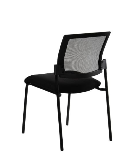 Silla Stol Negra ROLIC Fija Recepción - Calidad Premium - Directo de Fábrica