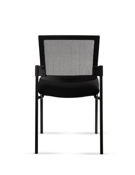 Silla Stol Negra ROLIC Fija Recepción - Calidad Premium - Directo de Fábrica