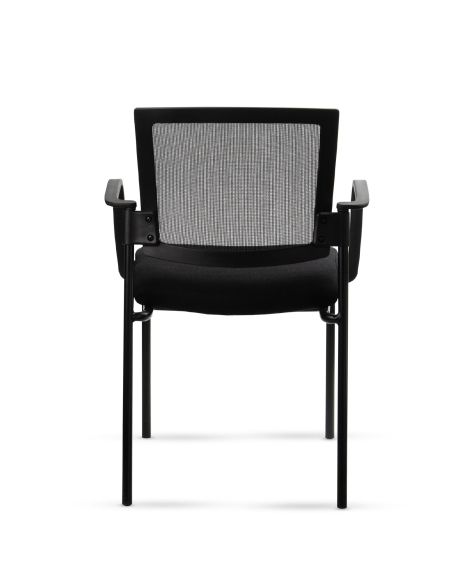 Silla Stol Negra ROLIC Fija Recepción - Calidad Premium - Directo de Fábrica