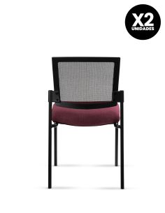 Silla Stol Negra ROLIC Fija Recepción - Calidad Premium - Directo de Fábrica 2