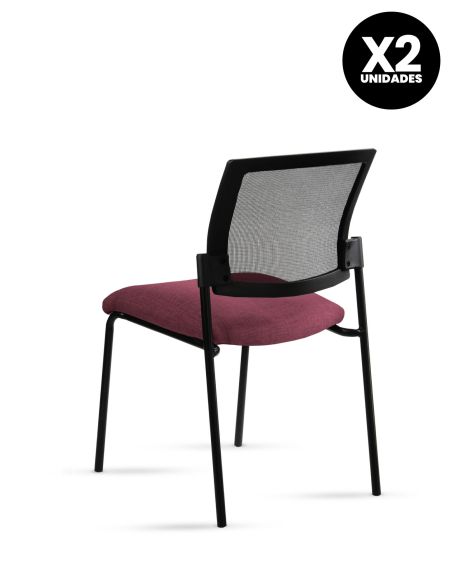 Silla Stol Negra ROLIC Fija Recepción - Calidad Premium - Directo de Fábrica Silla Stol Negra ROLIC Fija Recepción - Calidad Premium - Directo de Fábrica