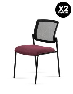 Silla Stol Negra ROLIC Fija Recepción - Calidad Premium - Directo de Fábrica