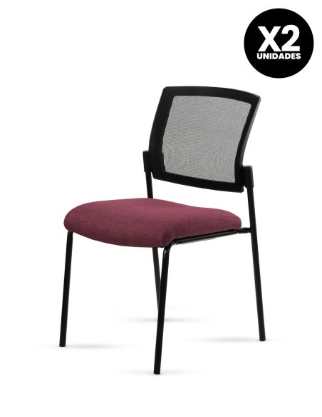 Silla Stol Negra ROLIC Fija Recepción - Calidad Premium - Directo de Fábrica Silla Stol Negra ROLIC Fija Recepción - Calidad Premium - Directo de Fábrica