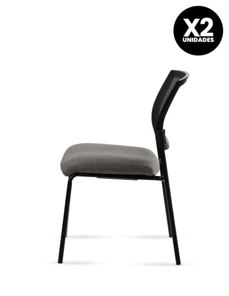 Silla Stol Negra ROLIC Fija Recepción - Calidad Premium - Directo de Fábrica Silla Stol Negra ROLIC Fija Recepción - Calidad Premium - Directo de Fábrica