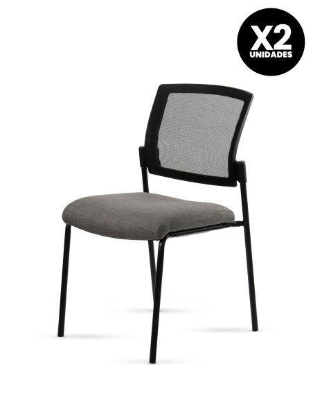Silla Stol Negra ROLIC Fija Recepción - Calidad Premium - Directo de Fábrica Silla Stol Negra ROLIC Fija Recepción - Calidad Premium - Directo de Fábrica