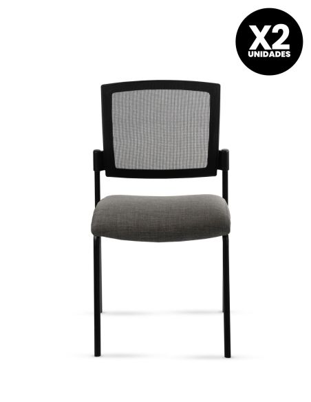 Silla Stol Negra ROLIC Fija Recepción - Calidad Premium - Directo de Fábrica Silla Stol Negra ROLIC Fija Recepción - Calidad Premium - Directo de Fábrica