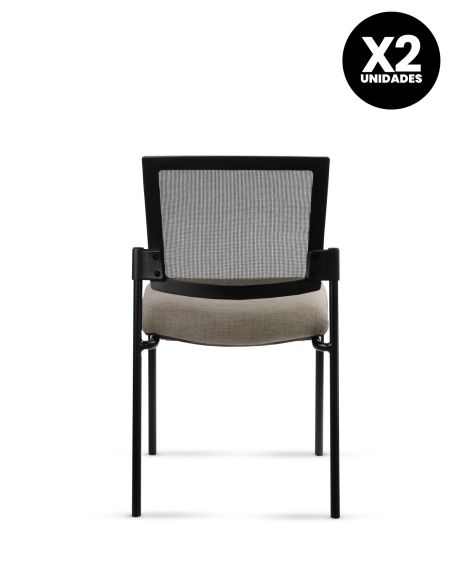 Silla Stol Negra ROLIC Fija Recepción - Calidad Premium - Directo de Fábrica Silla Stol Negra ROLIC Fija Recepción - Calidad Premium - Directo de Fábrica