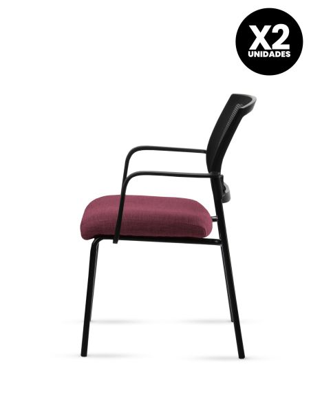 Silla Stol Negra ROLIC Fija Recepción - Calidad Premium - Directo de Fábrica Silla Stol Negra ROLIC Fija Recepción - Calidad Premium - Directo de Fábrica