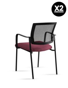 Silla Stol Negra ROLIC Fija Recepción - Calidad Premium - Directo de Fábrica 2