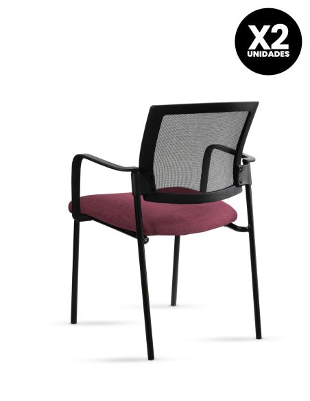 Silla Stol Negra ROLIC Fija Recepción - Calidad Premium - Directo de Fábrica Silla Stol Negra ROLIC Fija Recepción - Calidad Premium - Directo de Fábrica