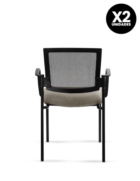 Silla Stol Negra ROLIC Fija Recepción - Calidad Premium - Directo de Fábrica Silla Stol Negra ROLIC Fija Recepción - Calidad Premium - Directo de Fábrica