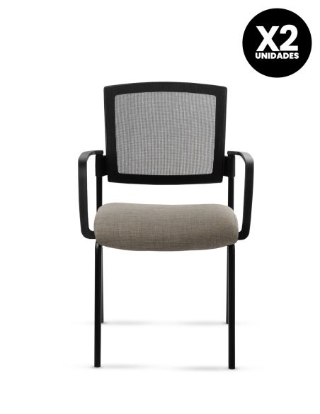 Silla Stol Negra ROLIC Fija Recepción - Calidad Premium - Directo de Fábrica Silla Stol Negra ROLIC Fija Recepción - Calidad Premium - Directo de Fábrica