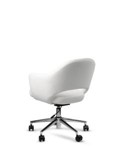 Sillón Blanco Saarinen Rolic Giratorio - Peluquería - Oficina - Salas de Reunión. 2