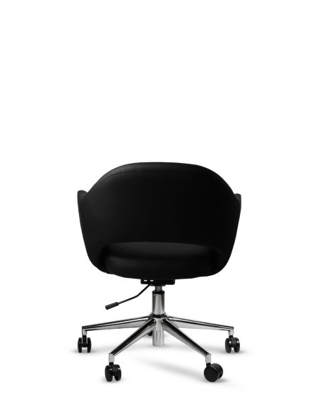 Sillón Peluquería Saarinen Giratorio Cuero Sintético - Fabricante en Argentina