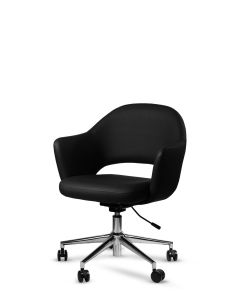 Sillón Peluquería Saarinen Giratorio Cuero Sintético - Fabricante en Argentina