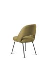 Silla Saarinen Tapizada Verde con Patas Cromadas
