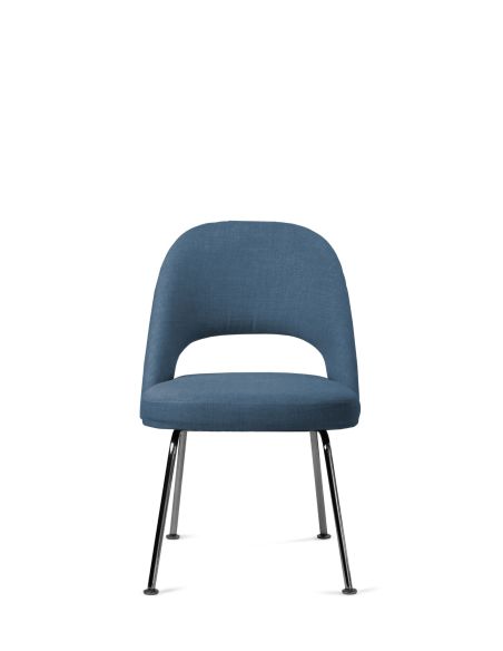 Silla Saarinen Celeste | Diseño moderno & estructura 4 patas – Quamo
