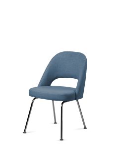 Silla Saarinen Celeste | Diseño moderno & estructura 4 patas – Quamo