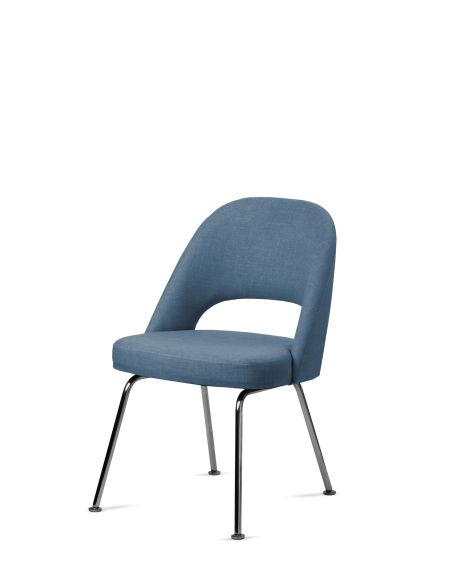 Silla Saarinen Celeste | Diseño moderno & estructura 4 patas – Quamo