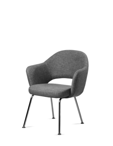 Sillón Saarinen Tapizado en Gris - Cuatro Patas - Fabricantes