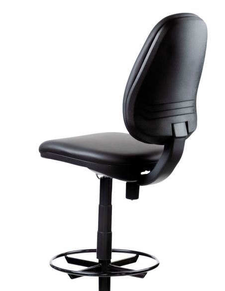 Silla Cajera para Mostrador Flex con Aro Reposapiés - Compra Ahora