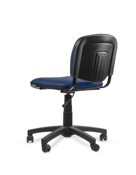 Silla ISO Giratoria Negra sin apoyabrazos - Ideal Peluquería