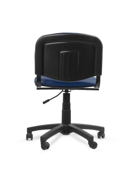 Silla ISO Giratoria Negra sin apoyabrazos - Ideal Peluquería