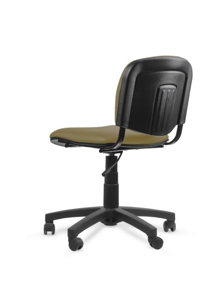 Silla ISO Giratoria Negra sin apoyabrazos - Ideal Peluquería