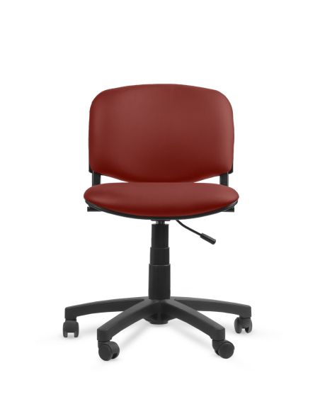 Silla ISO Giratoria Negra sin apoyabrazos - Ideal Peluquería