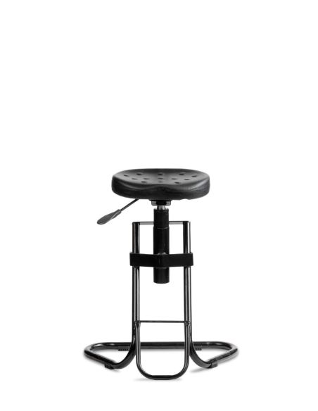 Silla de trabajo Vektor sin respaldo con trineo parado sentado