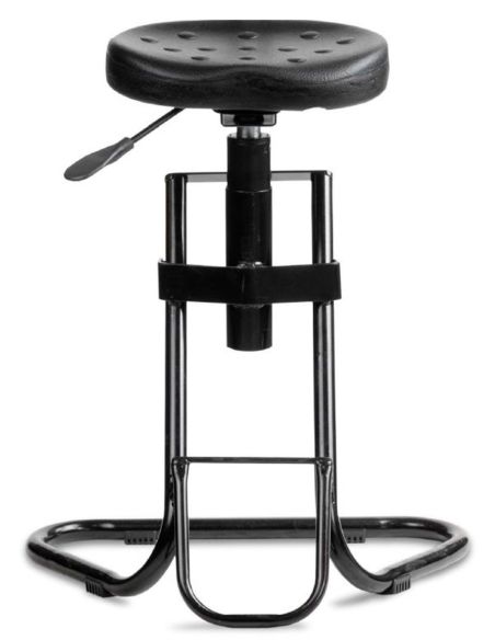 Taburete Banqueta Parado Apoyado Giratoria Altura Regulable