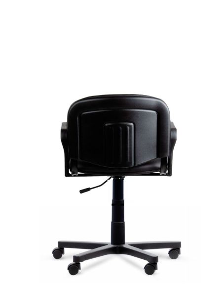 Silla Giratoria Reforzada ISO Neumática con Apoyabrazos