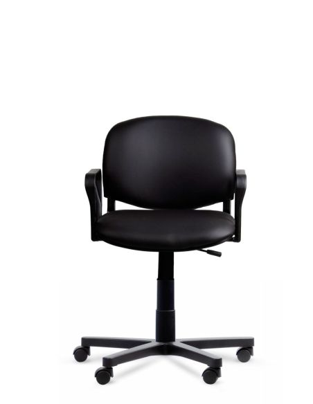 Silla Giratoria Reforzada ISO Neumática con Apoyabrazos