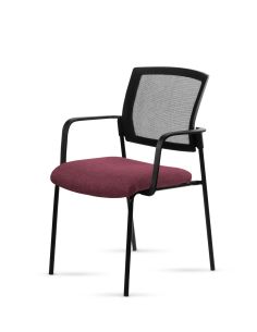 Silla Stol Negra ROLIC Fija Recepción - Calidad Premium - Directo de Fábrica