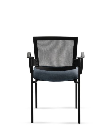 Silla Stol Negra ROLIC Fija Recepción - Calidad Premium - Directo de Fábrica