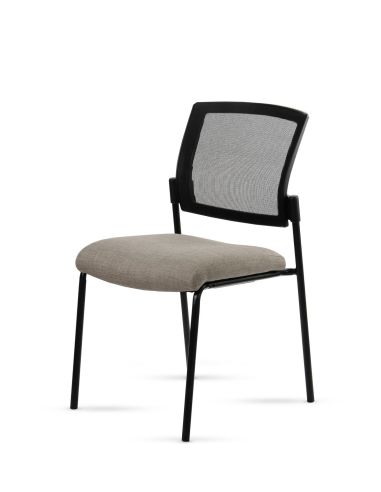 Silla Stol Negra ROLIC Fija Recepción - Calidad Premium - Directo de Fábrica