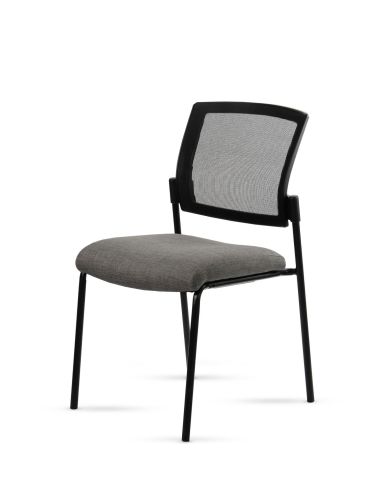 Silla Stol Negra ROLIC Fija Recepción - Calidad Premium - Directo de Fábrica