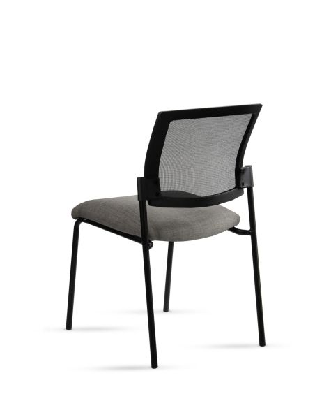 Silla Stol Negra ROLIC Fija Recepción - Calidad Premium - Directo de Fábrica