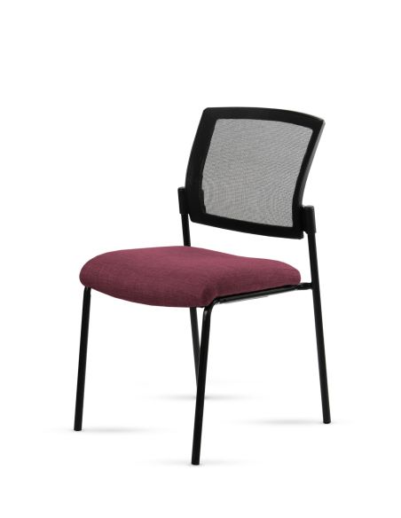 Silla Stol Negra ROLIC Fija Recepción - Calidad Premium - Directo de Fábrica